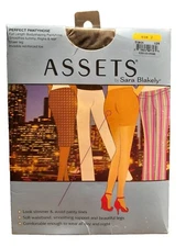 Assets By Sara Blakely Perfect Pantyhose Black Bodyshaping Full Length Size 2