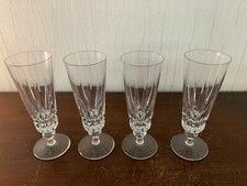 4 flûtes à champagne modèle Guernesez en cristal de Saint Louis prix à la pièce)