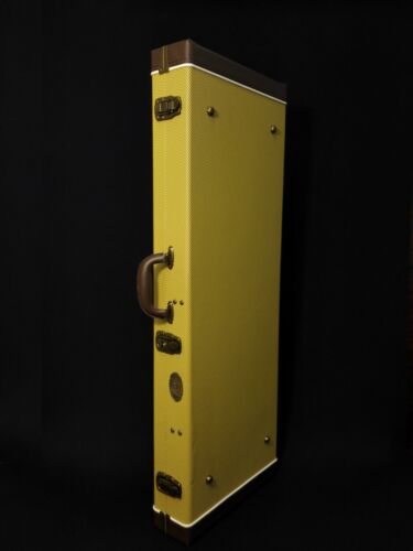 Haze Rectangle ST/TL/SG Electric Guitar Hard Case,Lockable,Yellow Twill, 040STAY - Picture 2 of 12