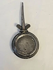 ANTIQUE VINTAGE  SEWING MACHINE BANJO STYLE OIL CAN OILER (A01a-p2)