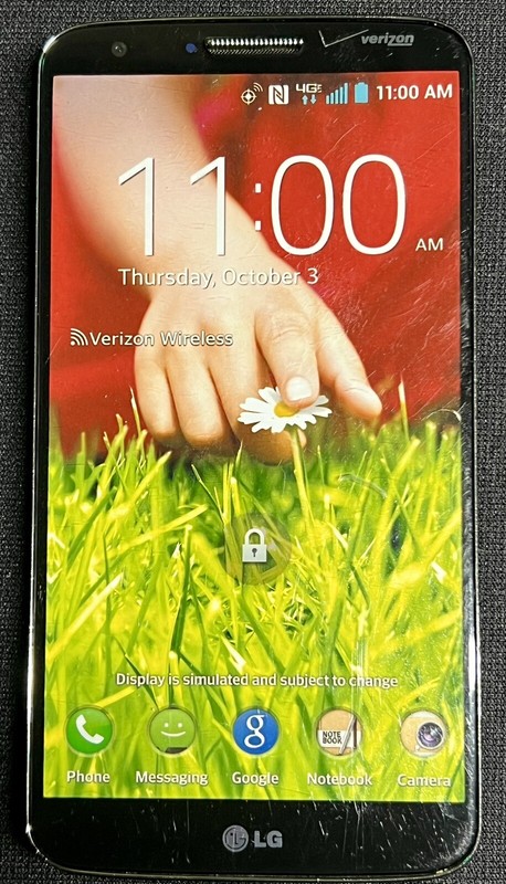 LG-VS980 4G LTE Dummy Display Sample Model Phone Verizon