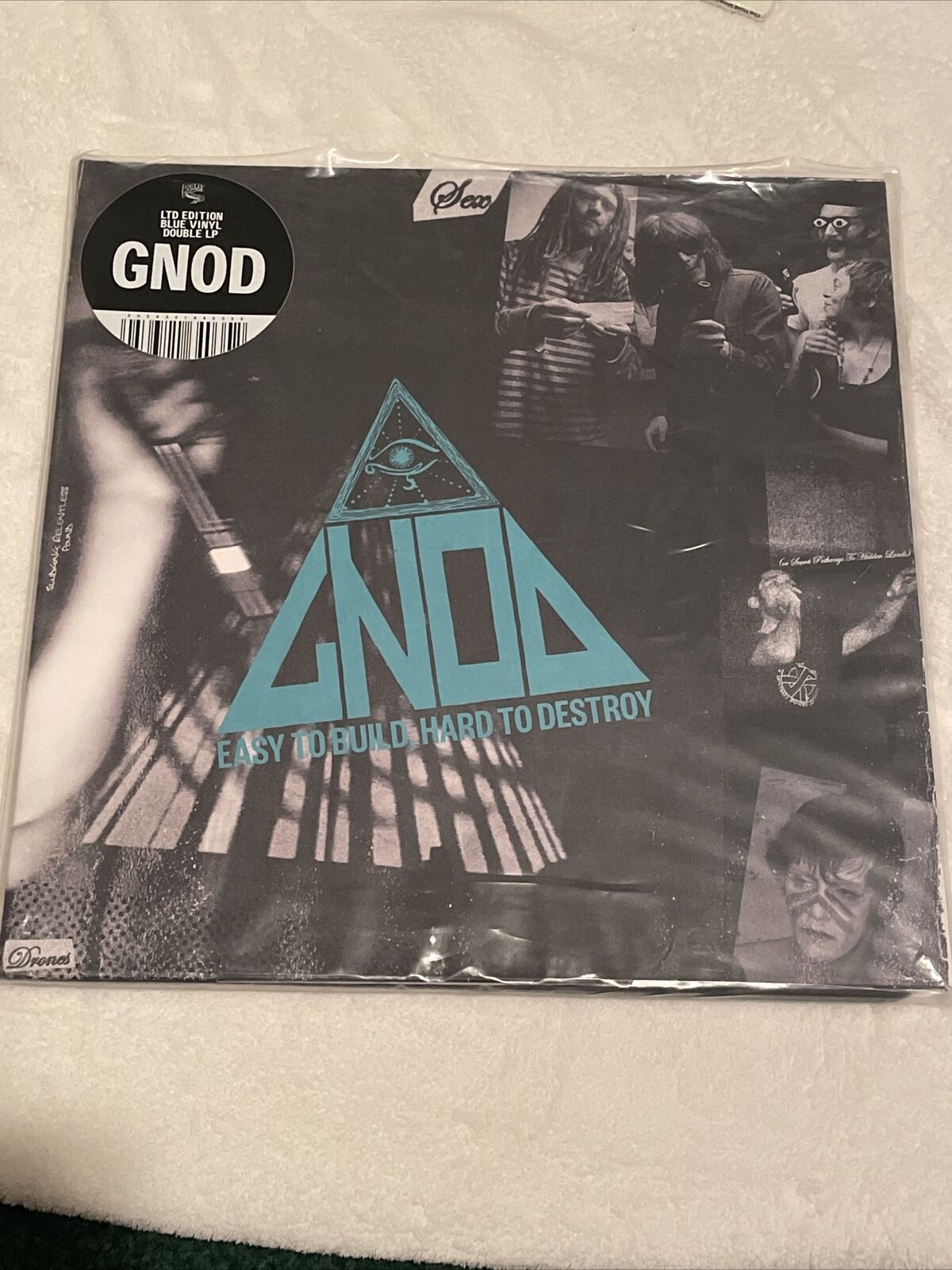 Gnod. Easy To Build, Hard To Destroy. Ltd Edition Blue Vinyl Double LP Near Mint