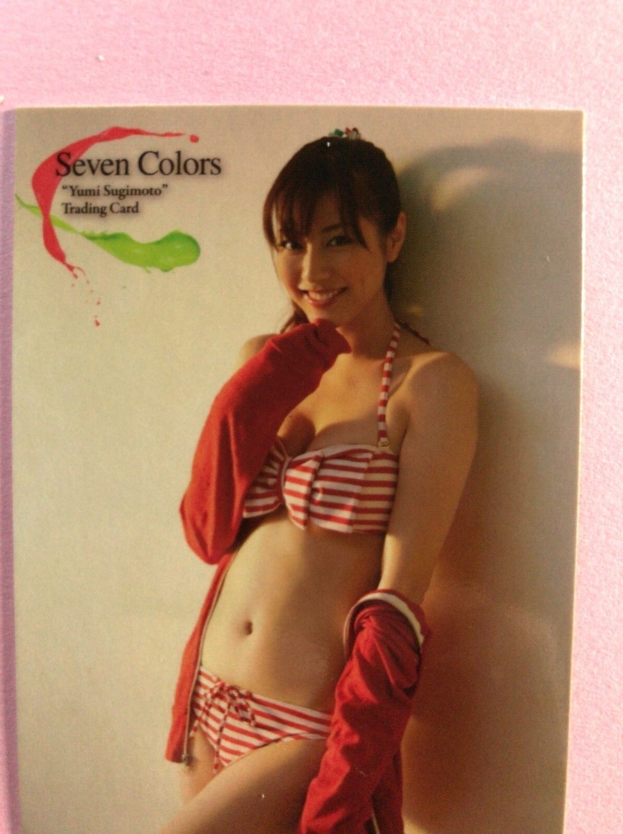 RG20 Yumi Sugimoto TCG CARD 2013 Seven Colors gravure Bikini Girl
