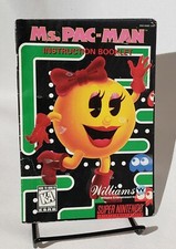 MS. Pac-Man SNES Instruction Manual Directions Super Nintendo Williams