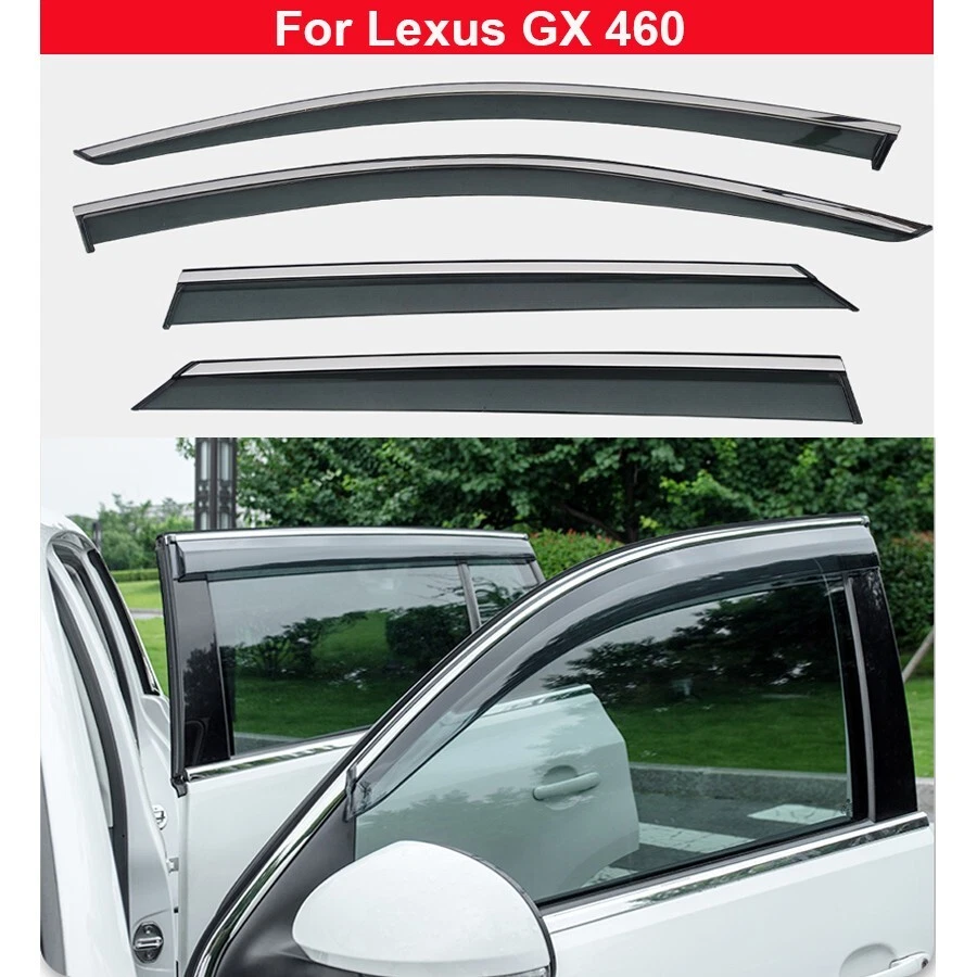 4PCS Car Window Visor Vent Rain Wind Deflector Guard For Lexus