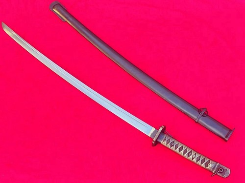 Espada militar japonesa 95 tipo ejército samurai katana número de serie hoja FullTang - Imagen 4 de 15