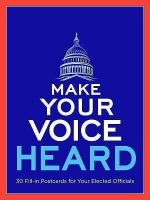 Make Your Voice Heard Postcard Book : 30 Fill-In Postcards for Your ...