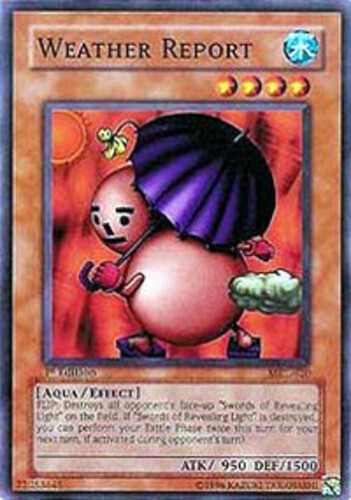 Weather Report - MRL-020 - Common - 1st Edition NM YuGiOh!  Magic Ruler - MRL