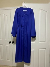 Graduation Cap and Gown 2026 Bachelor size 51 Matte Unisex, Blue