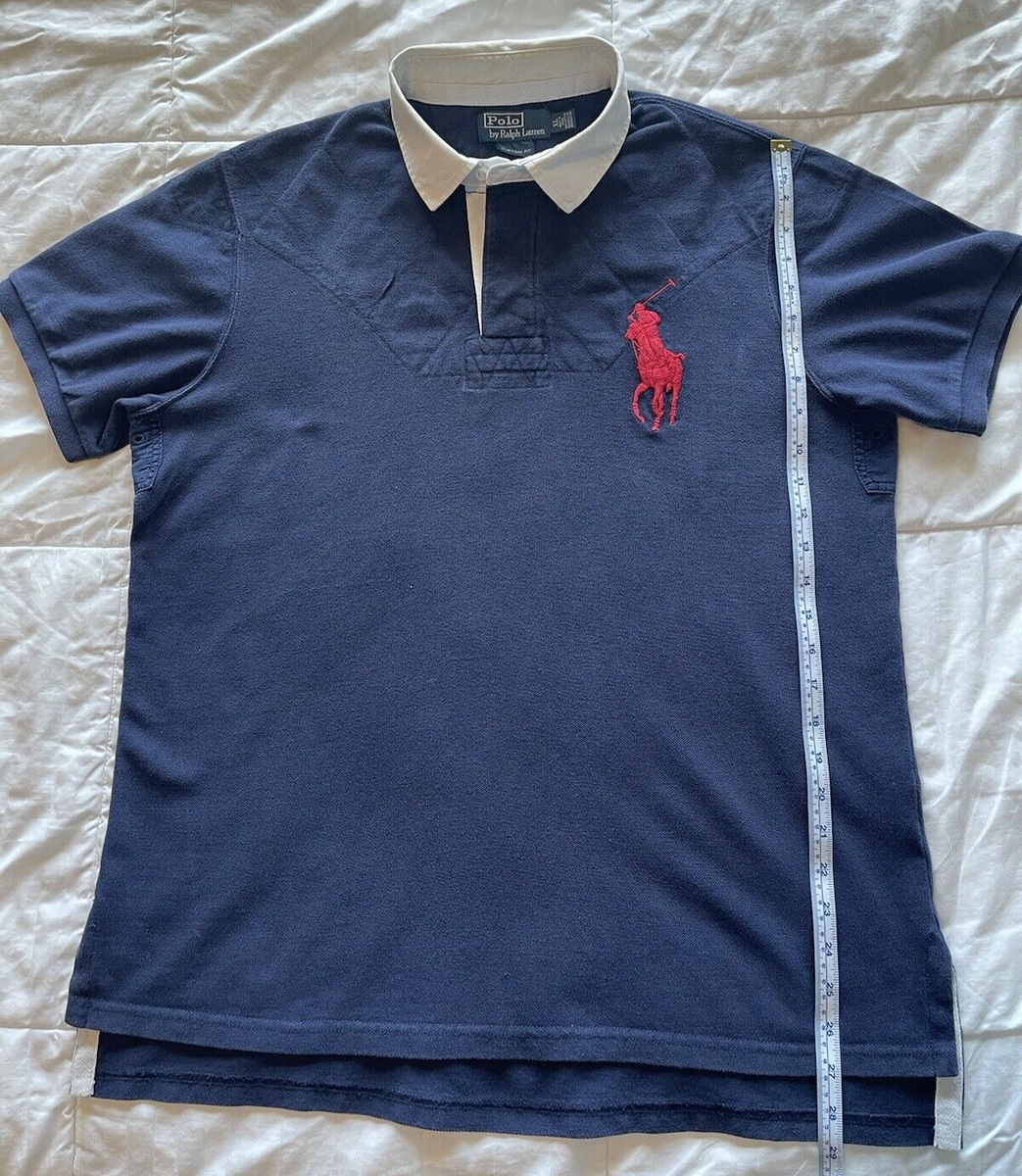 Ralph Lauren Polo Shirt Mens Big Pony Diamond Quilted