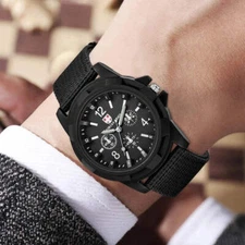 2023 Watches Men Top Brand Luxury Casual Military Quartz Sport Wristwatch Soft N