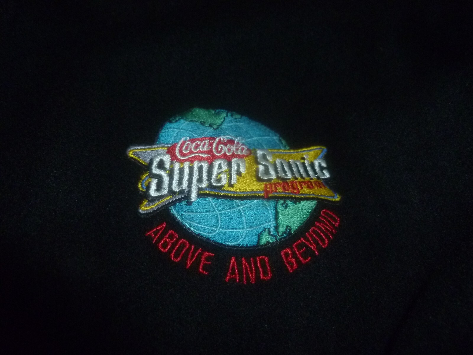 COCA COLA SUPER SONIC PROGRAM DRIVE IN JACKET WOO… - image 3