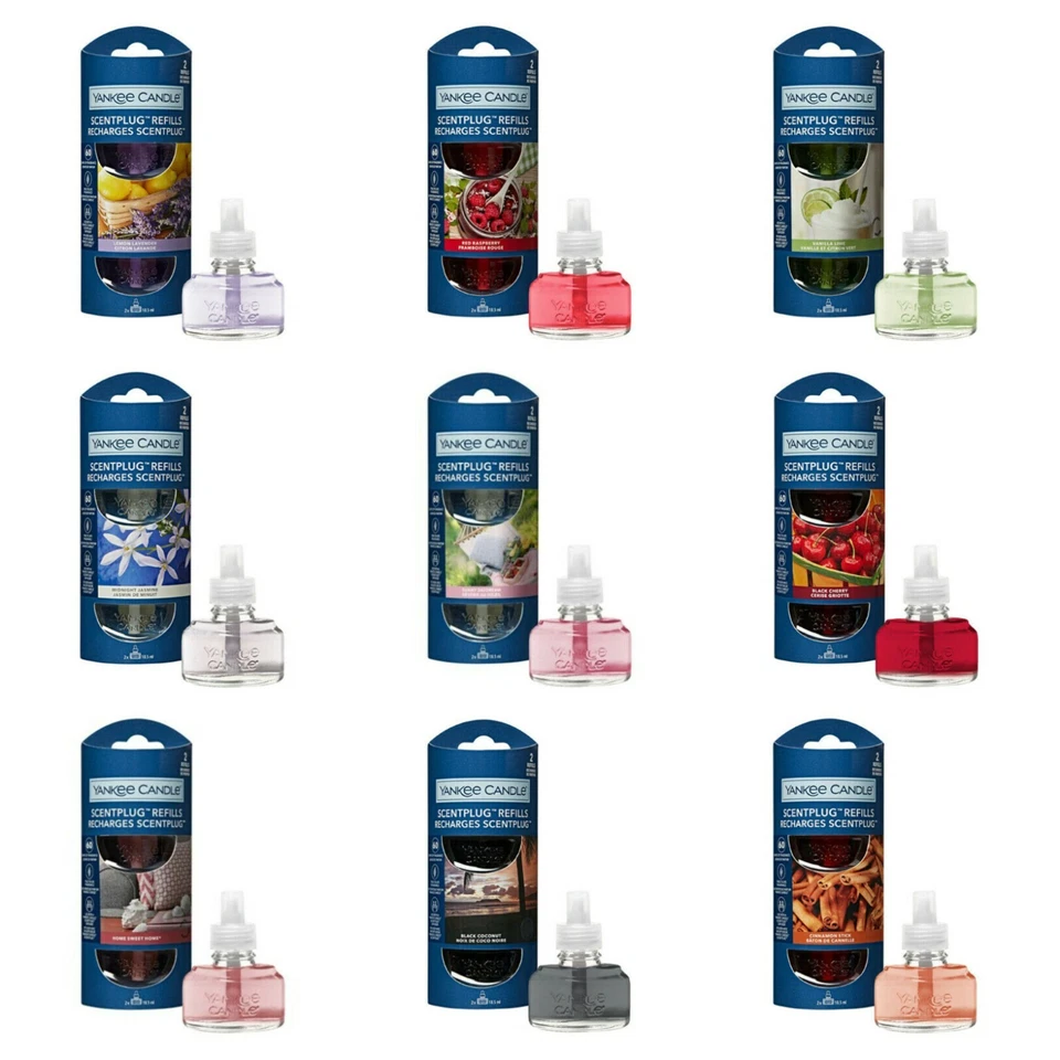 Yankee Candle Plug In Scent Plug Refill Air Fresheners Twin Pack Fast Despatch