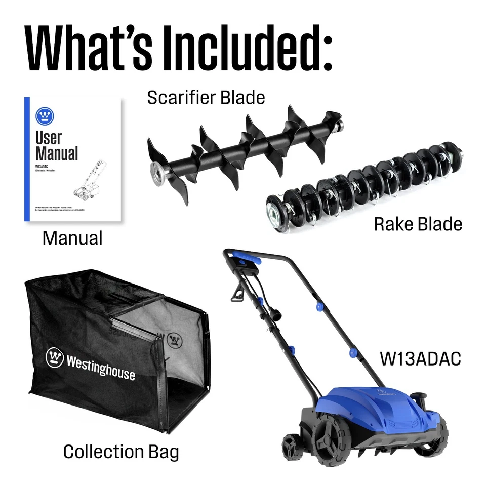 Caja abierta Westinghouse 13 pulgadas Escotilladora eléctrica y aireador con cable de 12 amperios Foto 2 de 4