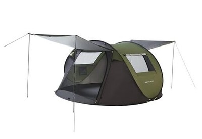 Instant Tent for Camping, Pop Up Tent, Water Resistant Dome Tent, Easy Green