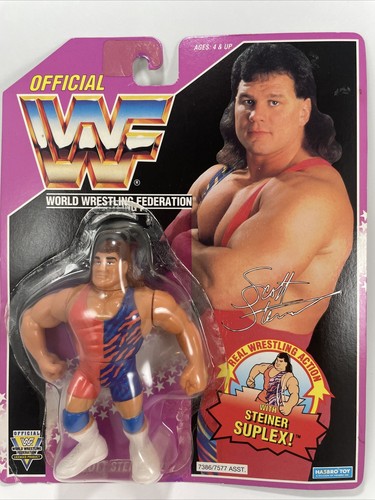 1993 Scott Steiner WWF HASBRO Action Figure New In...