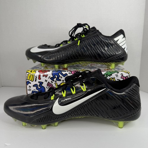 Nike Vapor Carbon Elite Football Cleats Black White 631425-011 Men Size 16 - Picture 11 of 12