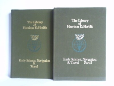 The Celebrated Library of Harrison D. Horblit Esq. Removed from Ridgefield, Conn