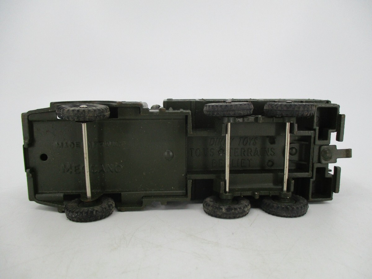 DV11707 DINKY TOYS FR 1/43 1:43 CAMION MILITAIRE BERLIET TOUS TERRAINS REF 818