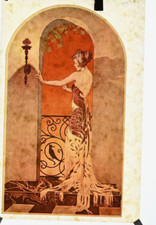 Authentic VINTAGE Art Deco Transfer Iron On