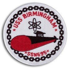 US Navy SSN-695 USS BIRMINGHAM 1978-1997 Submarine Ship Crest Patch