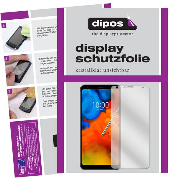 6X Schutzfolie FüR Lg Q8 (2018) Klar Displayschutzfolie Folie Display Schutz-image