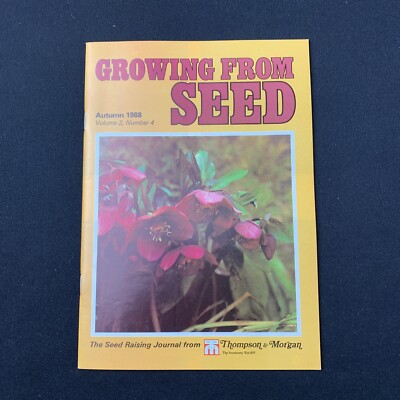 Growing From Seed Catalog Autumn 1988 / Thompson & Morgan