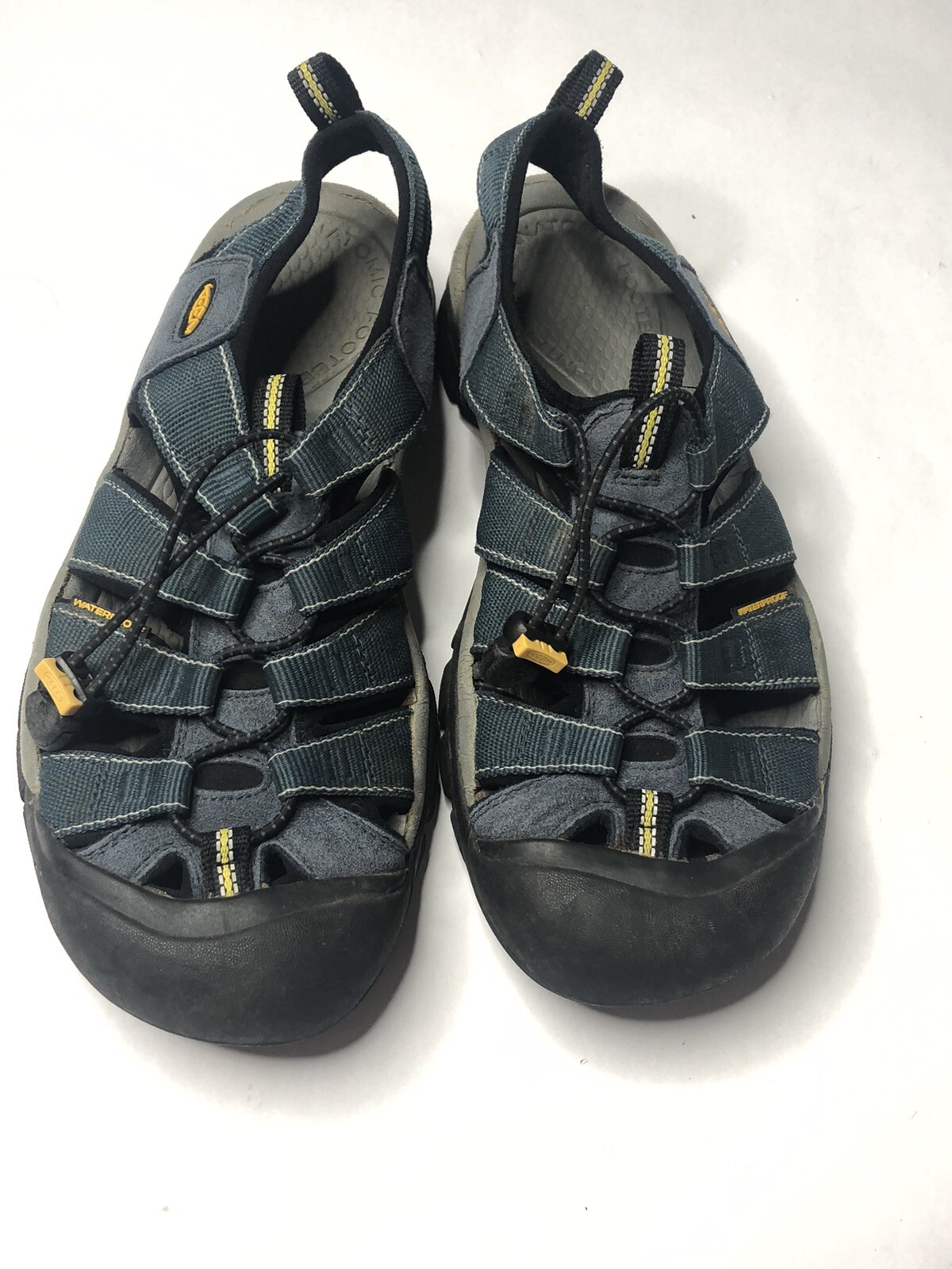 Sandali Keen impermeabili Newport blu nero uomo TAGLIA 9 plantare anatomico antiodore