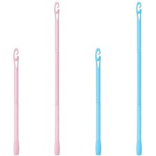 4 Pcs Spiral Hair Curlers for Long Wave Styling - Heatless Hook Curls in 13.8 an