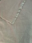 Vintage Thermal Blanket Waffle Weave Beige/Tan Satin Trim 81”x92” — photo 4
