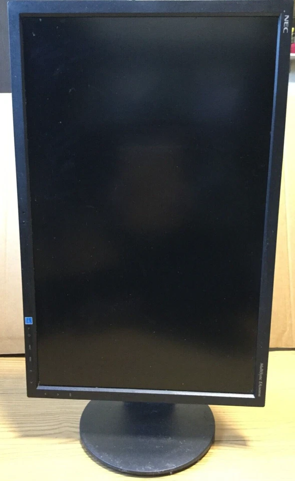 NEC MultiSync EA244WMi Rotatable Monitor Black 24" With  Power Supply  Cable - Image 4 of 4