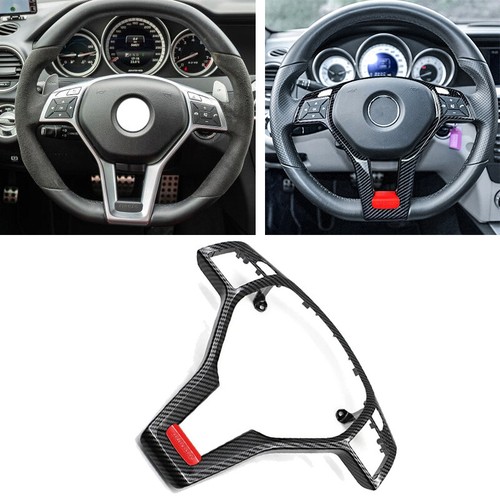 Steering Wheel Frame Cover Trim Fits Mercedes-Benz W117 CLA45 C218 2012-2014 - Picture 11 of 11