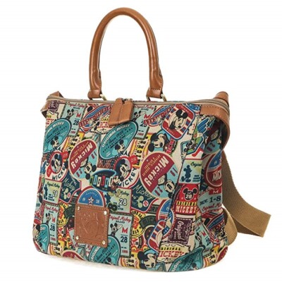 Sac fourre-tout décontracté Disney Mickey Mouse motif vintage