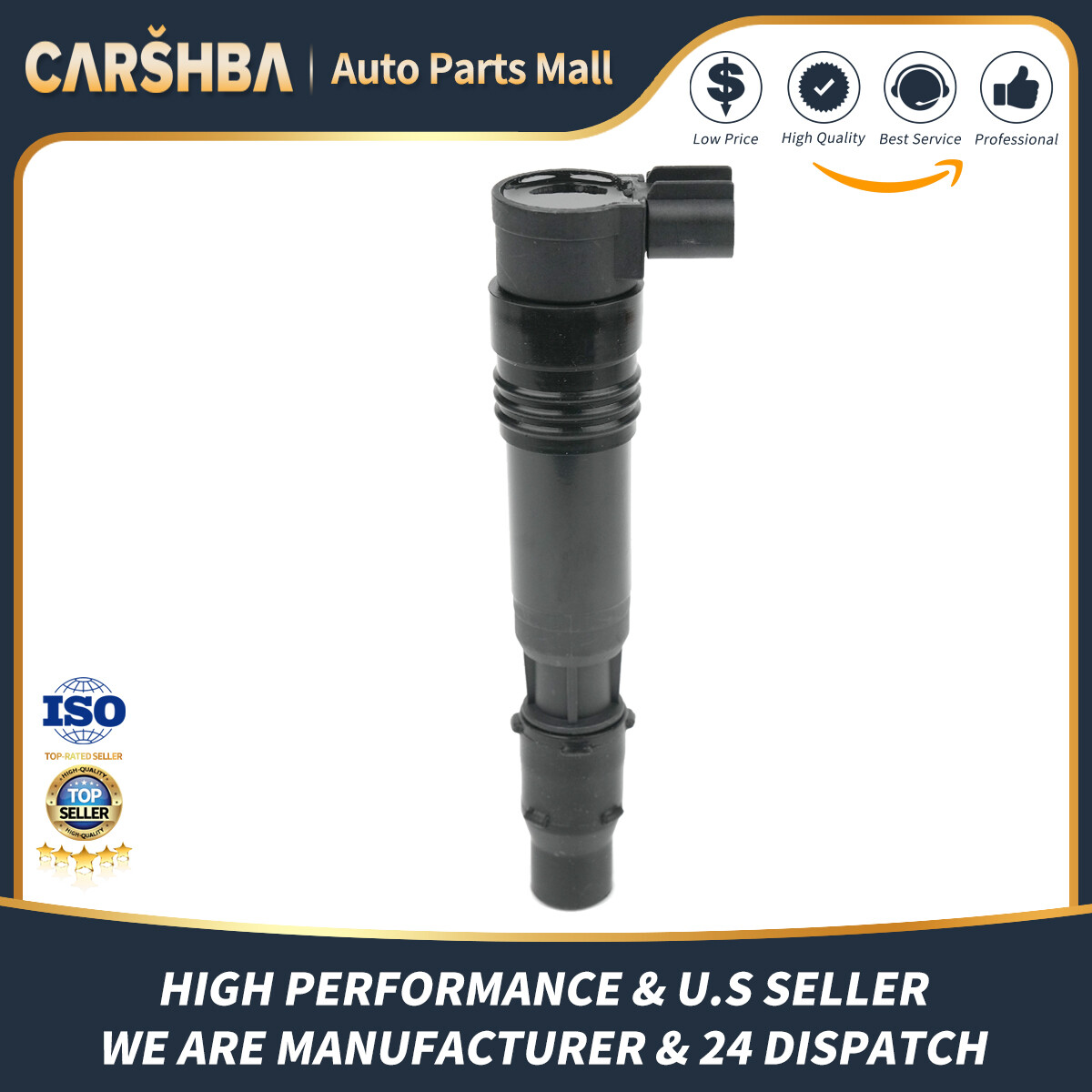 NEW 1---Ignition Coil For Honda CBR954RR 2002 2003/ 30700-MBW-611