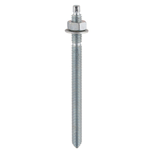 Timco Chemical Anchor Studs Resin Masonry Cavity Fixings Zinc M8x110 - Pack of 2