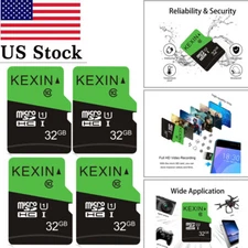  1/3/5 Pack 32GB Ultra Micro SD Class 10 SDHC TF Memory Card High Speed TF Card