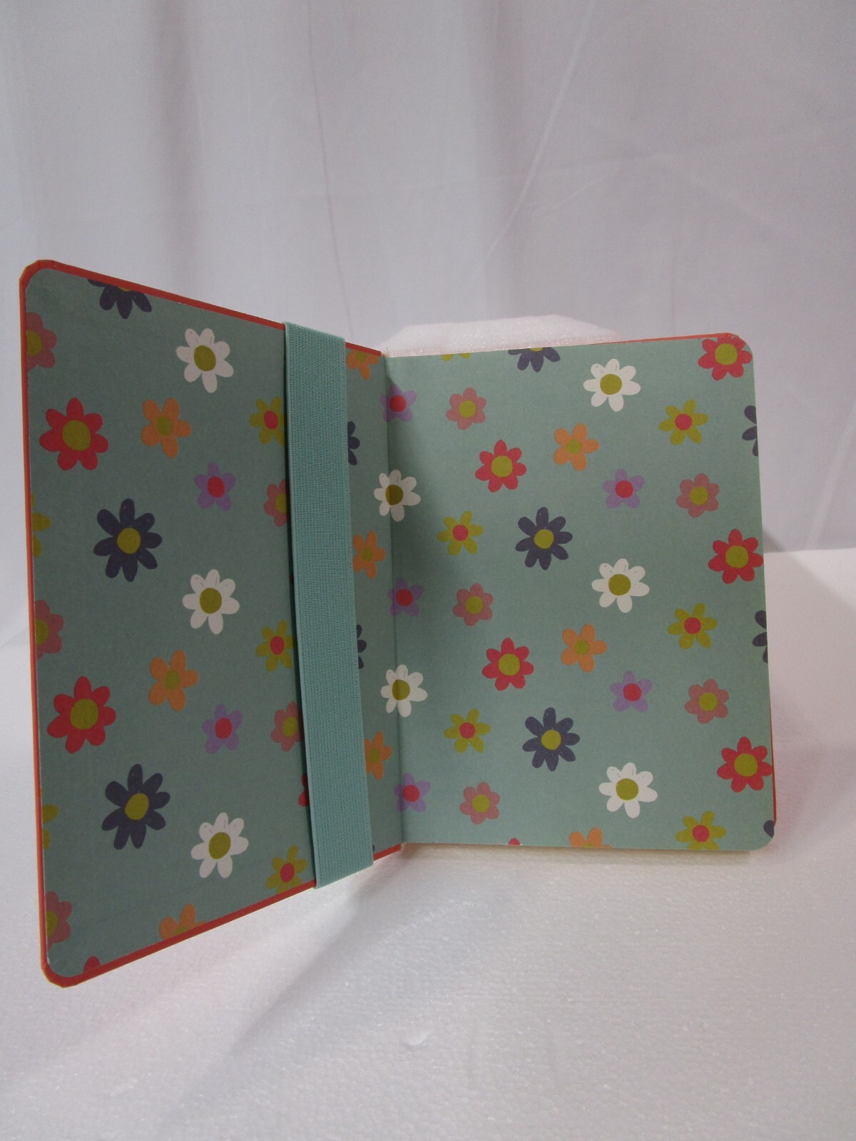 New Up & Up Journal with Pencil Pen Pouch Coral & Mint 5" x 7" 96 Page Notebook