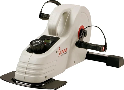 NEW Sunny Health & Fitness SF-B0891 Magnetic Mini Under Desk Exercise Cycle Bike