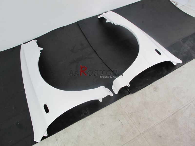 ※1月10日までにお届け GC8 GC8 インプレッサ OE-STYLE FRP フロント ワイド フェンダー +15mm