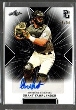 2021 Leaf Perfect Game Showcase Black #BAGF2 Grant Fahrlander Auto /50