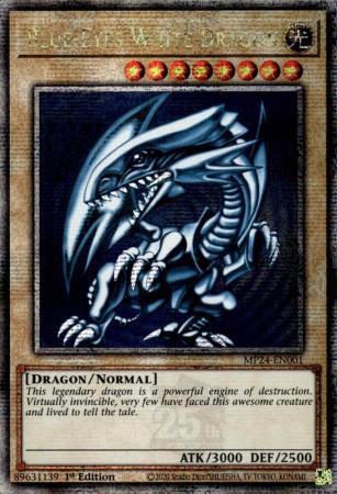 Blue-Eyes White Dragon - MP24-EN001 - Quarter Century Rare Blue-Eyes White Dragon - MP24-EN001 - Quarter Century Rare