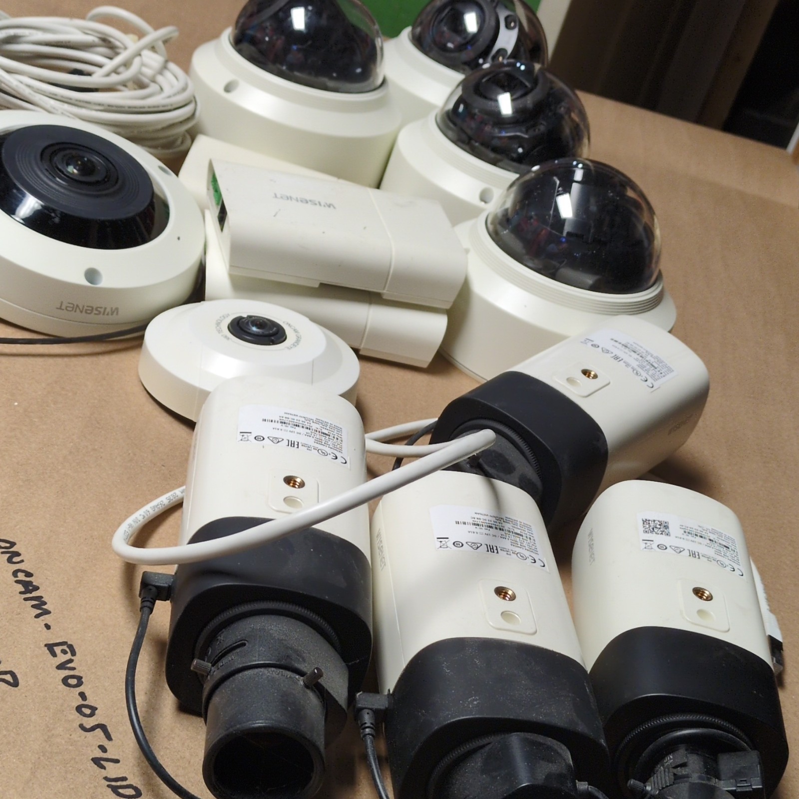 Network Camera Lot Wisenet OnCam Samsung 13 total