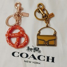 Coach Mini Purse AND Coach Red Pretzel Set With Dust Bag $ Best Gift for Her