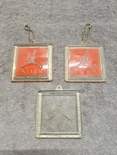 Lot of 3 Nike Air Jordan Jumpman Shoe Hang Tag Keychains. Pre-Owned