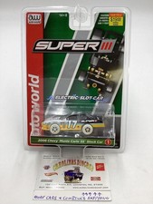 Auto world Super III electric slot car CHASE 2008 Chevy Monte Carlo SS Stock Car