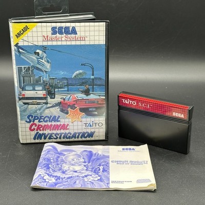 Special Criminal Investigation (SEGA Master System, 1992) in OVP mit Anleitung