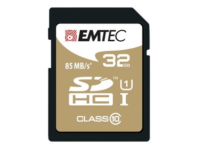 Emtec Gold+ SDHC 32GB, UHS-I U1, Class 10 Speicherkarte