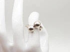 Vintage $200 8mm BALL Sterling Silver BYPASS Band Ring 6g