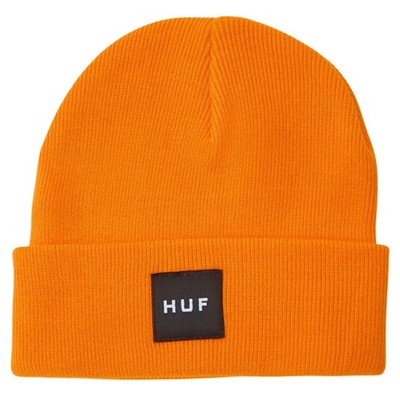HUF Essential Box Logo Herren Wintermütze orange unisex