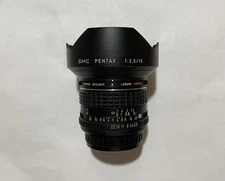 Pentax Asahi SMC 15mm F3.5 Lens K Mount - Aspherical Element